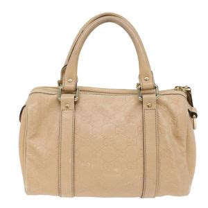 gucci 193604|GUCCI GG Canvas ssima Hand Bag Beige 193604 Auth 50994.